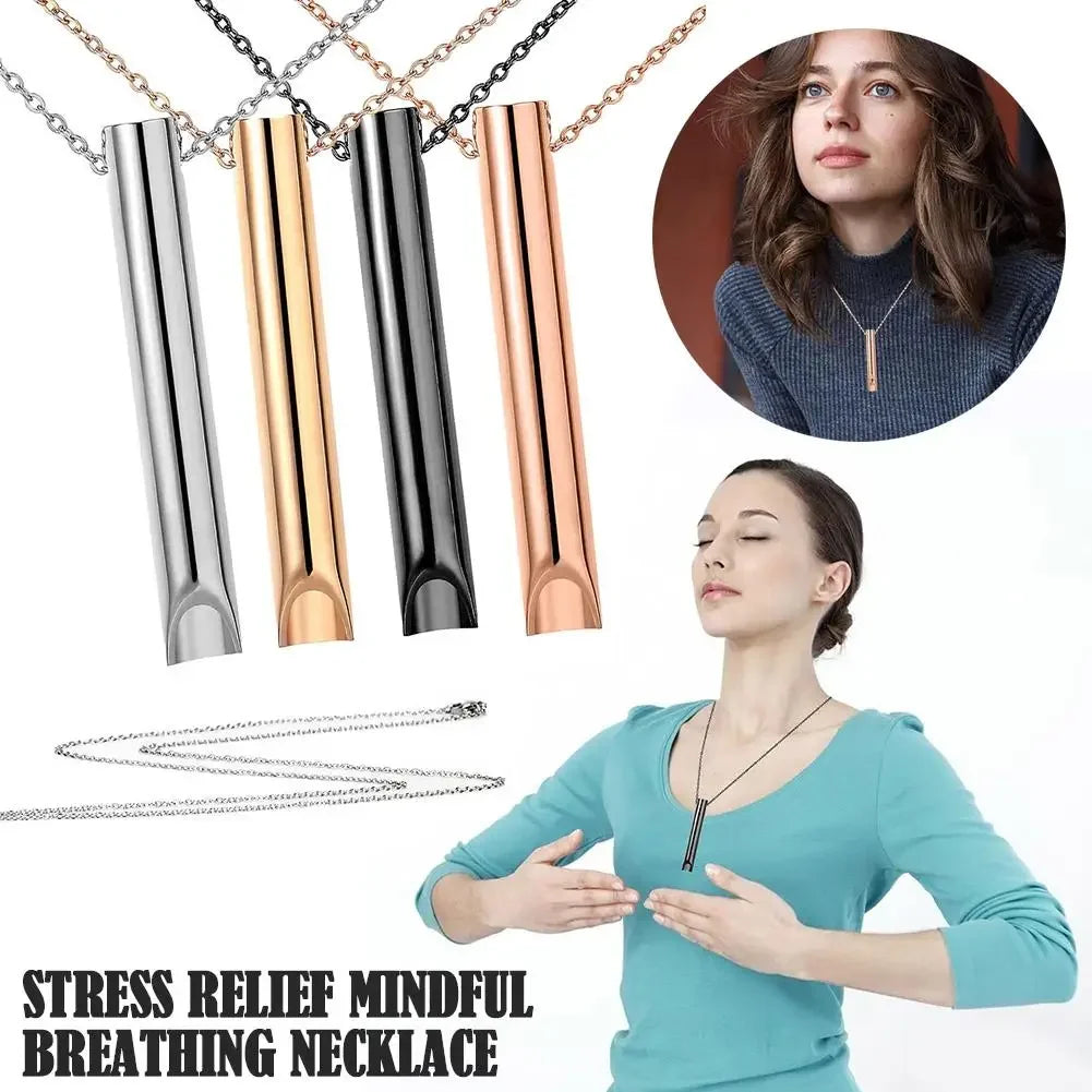 COLLIER DE RESPIRATION ANTI STRESS NATUREL